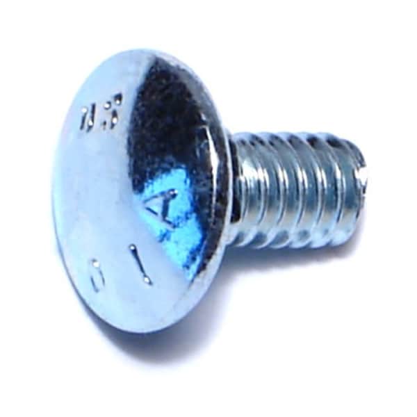 Midwest Fastener Carriage Bolt, Square Neck, 20 (Coarse), 1/2 in L, Steel, Zinc Plated, 100 PK 01049 - main